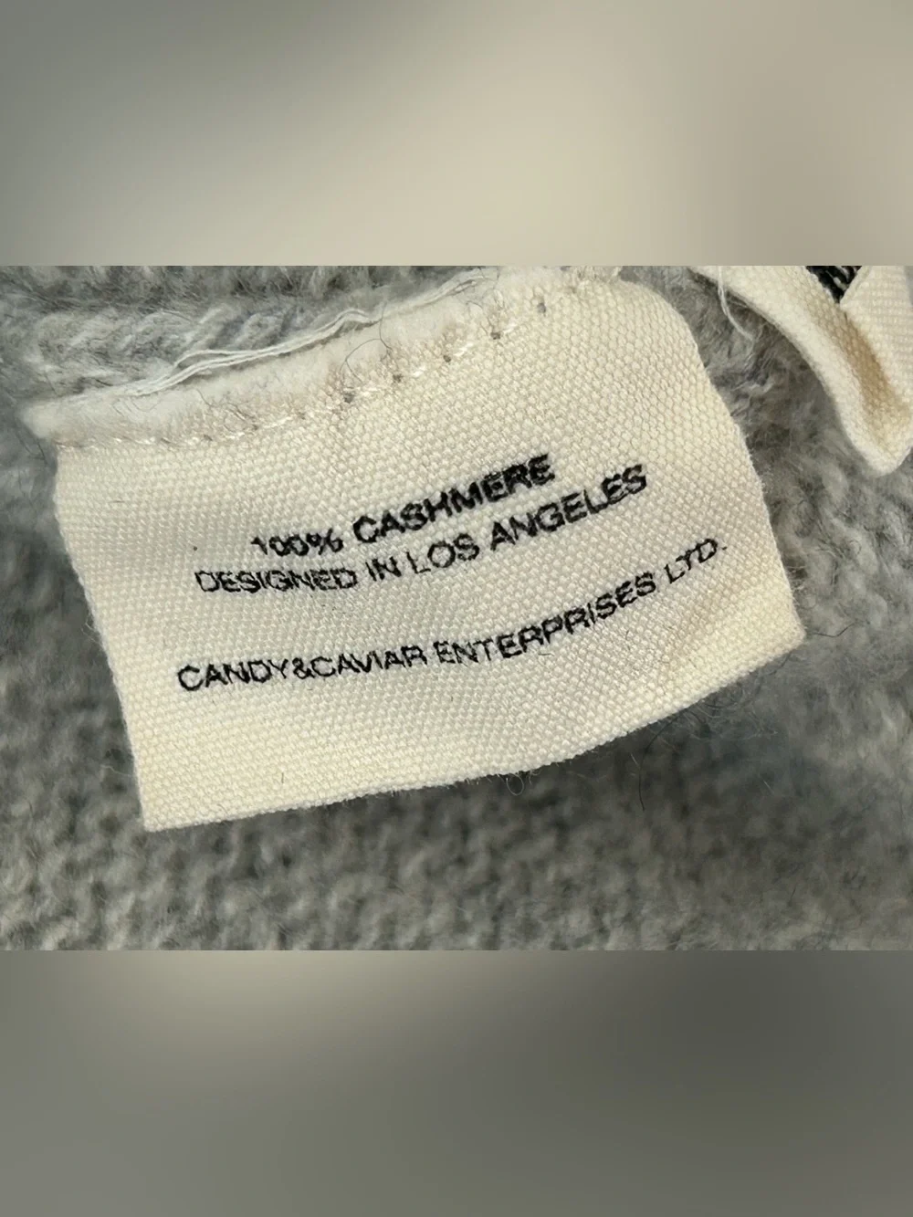 Candy & Caviar 100% Cashmere The Roll Hem Pullover Hoodie Men’s Medium $298 Luxe